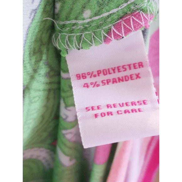 Lily Lane Sz M Shift Midi Dress Paisley Tie Neck - Picture 8 of 8